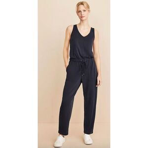 Lou & Grey Sandwashed Tapered Jumpsuit Size Small